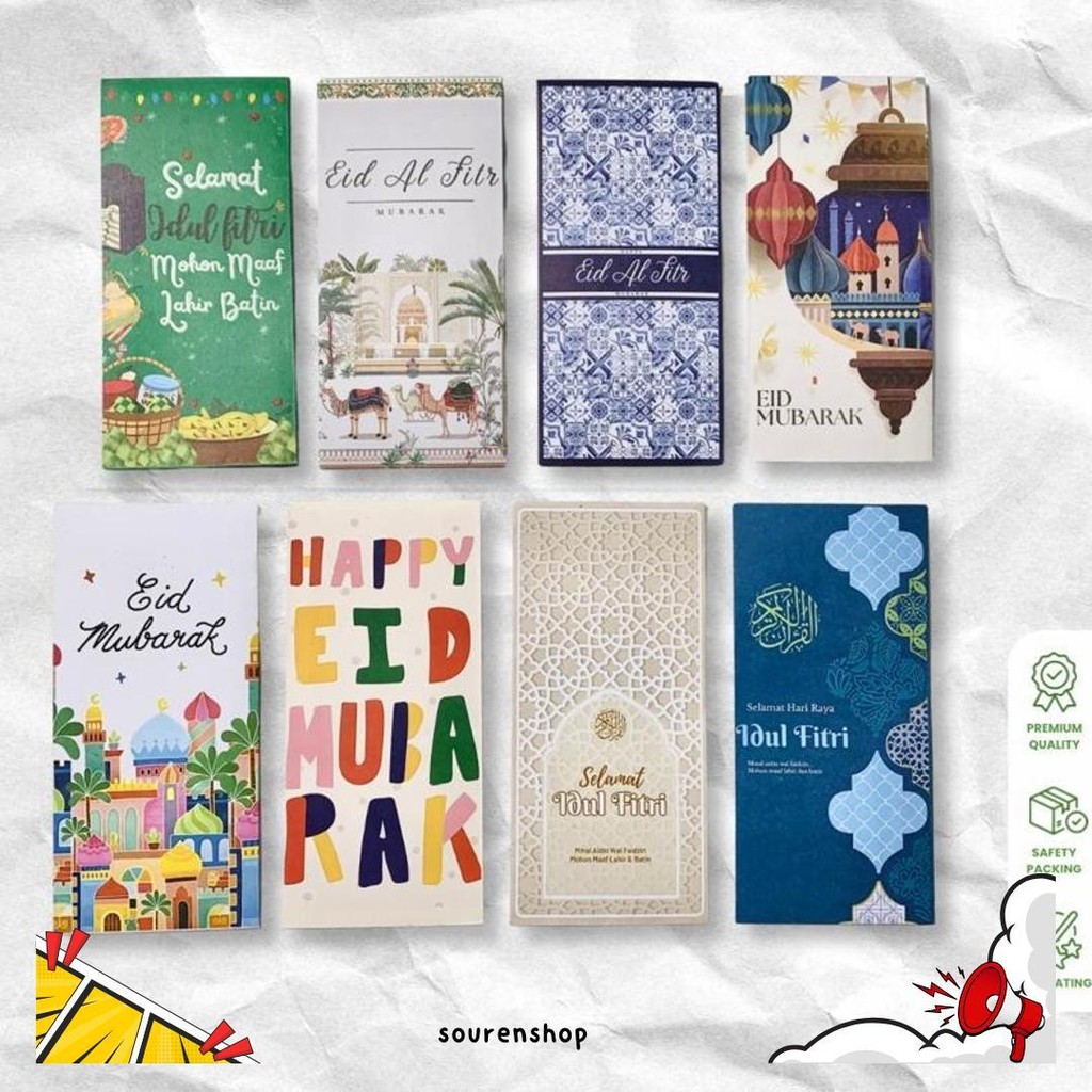 

[ Ready Stok] Amplop Lebaran Premium Exclusive Super Tebal / Amplop Idul Fitri / Amplop Hari Raya / Angpao Lebaran Kilat