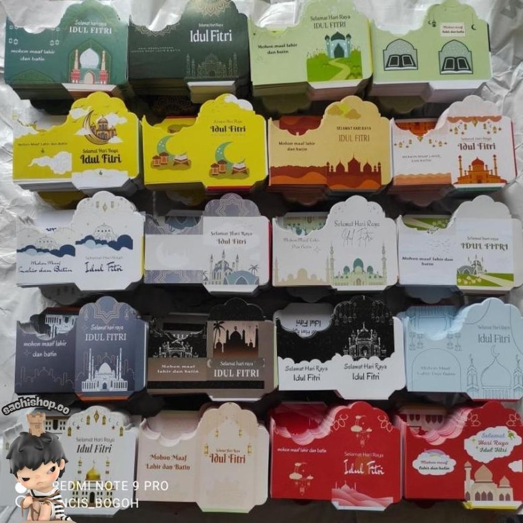 

[ 1Kg Isi 1000 Lembar]Amplop Lebaran Ukuran Medium 7X11,5 (Bisa Cod) Murah