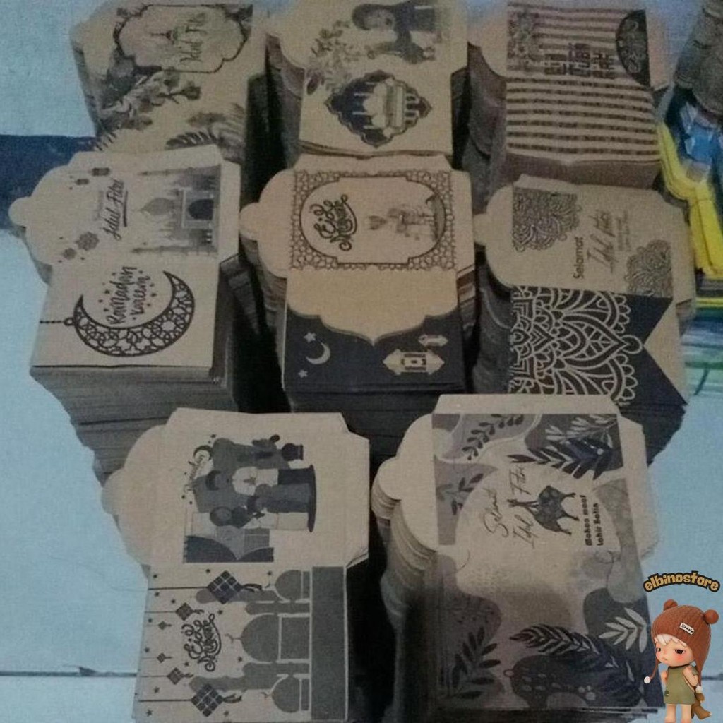 

Angpau Lebaran/Amplop Lebaran Kraf 1Kg Masih Lembaran(Kurleb 500Pcs) Sale