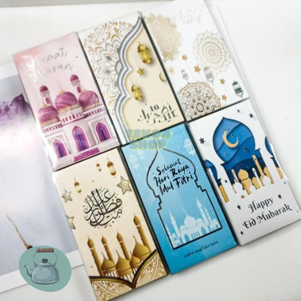 

25Pcs Amplop Besar Lebaran Amplop Idul Fitri Angpao Lebaran Motif Islami Cod
