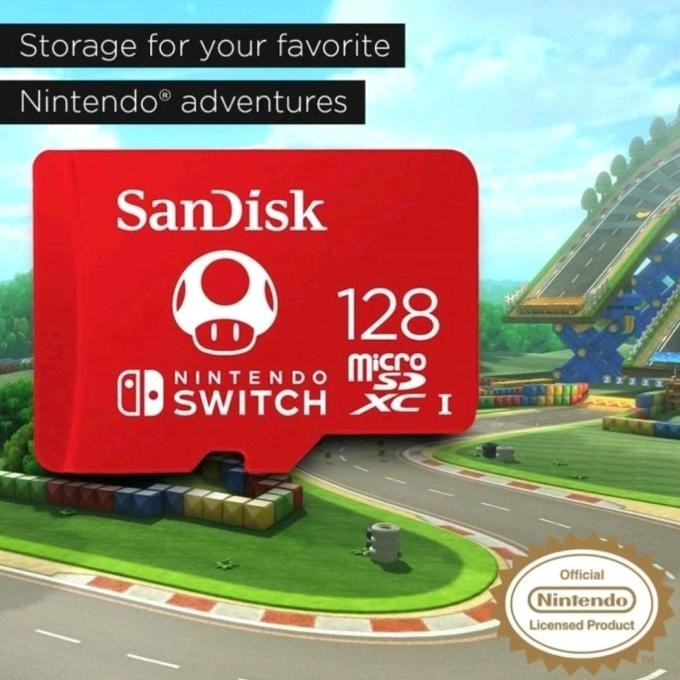 KARTU MEMORI GAMING MICROSD CARD NINTENDO SWITCH 128 256 512 GB 1TB