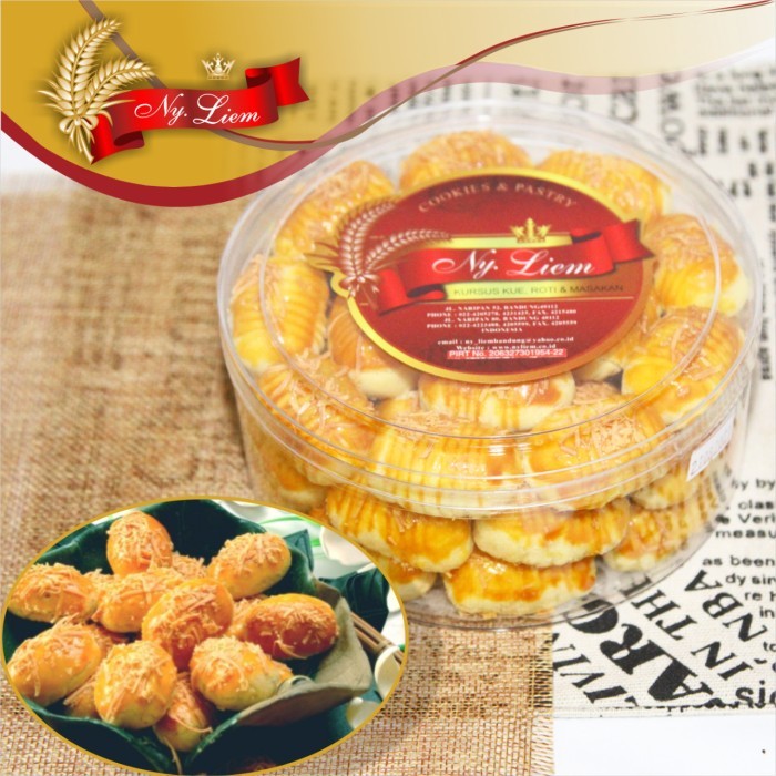 

Nastar Keju Kue Kering Ala Ny. Liem 1 Toples