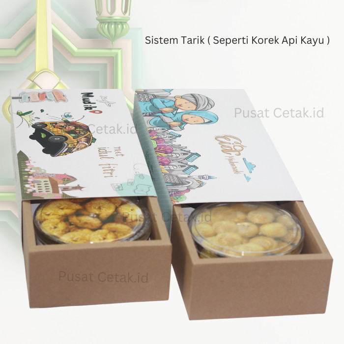 Hampers Toples Bulat, Kotak Kue Kering, Dus Nastar, Kemasan Lebaran