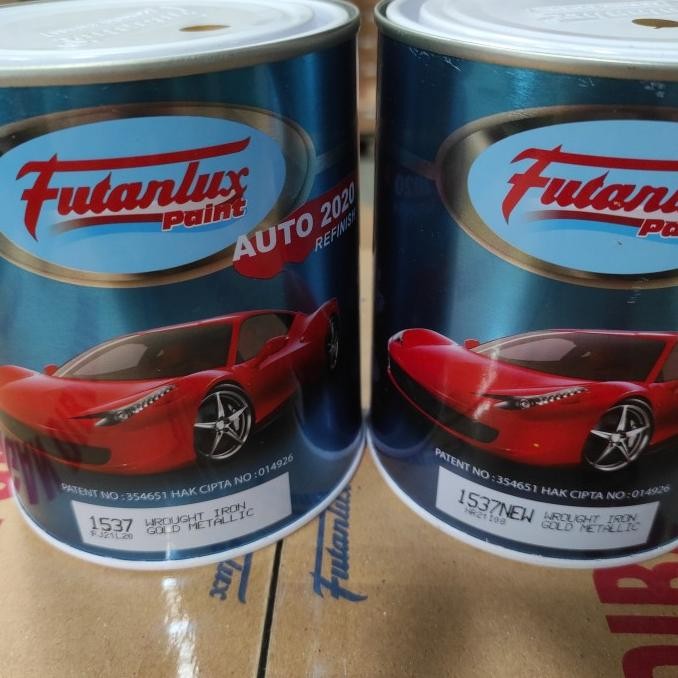 CAT DUCO FUTANLUX WARNA EMAS (1 KG) - CAT MOBIL KAYU BESI