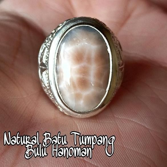 NATURAL CINCIN BATU AKIK BULU HANOMAN - BATU TUMPANG NUSAKAMBANGAN