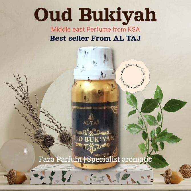 BIBIT PARFUM OUD BOUKIYAH BY AL-TAJ SEGEL 100 ML