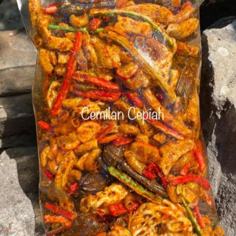 

SEBLAK MIX /KERUPUK/BASRENG CAMPUR PEDAS DAUN JERUK 500 GRAM