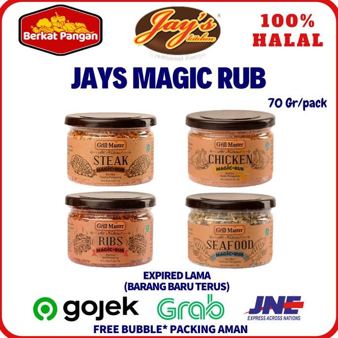

Jay's Grill Master Magic Rub 70gr / icken/ Ribs/ Steak/ SeaFood Jays