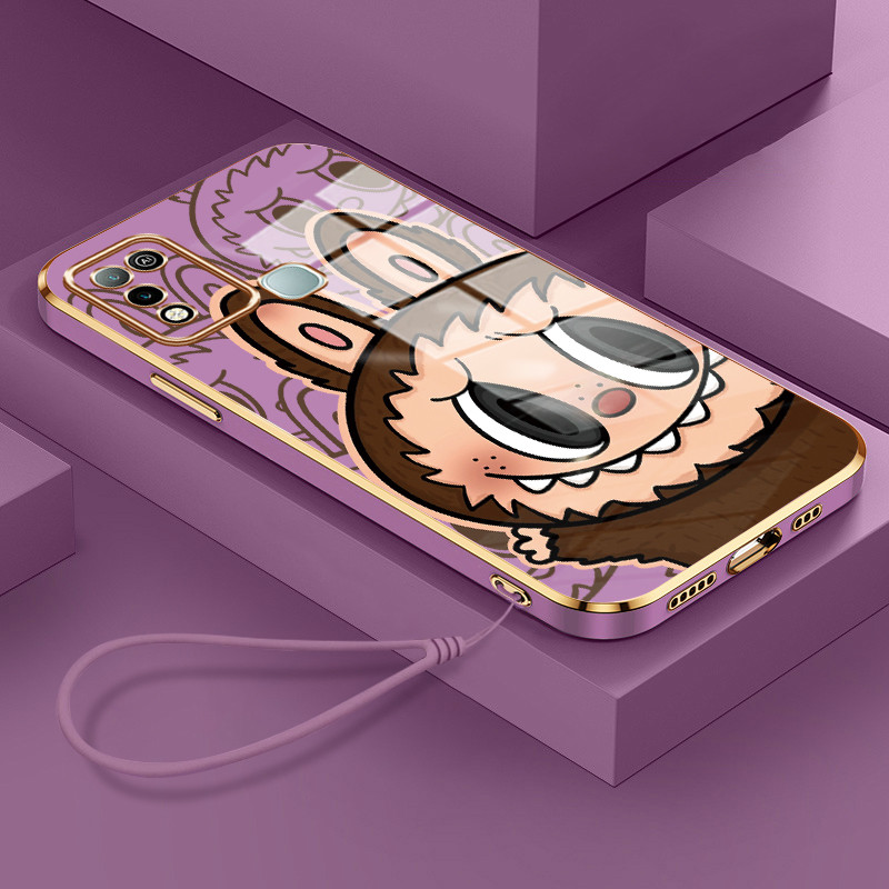 Casing Hp Untuk Infinix Hot 9 Play Hot 10 Play Hot 11 Play Case Casing tali lapisan Silikon Softcase