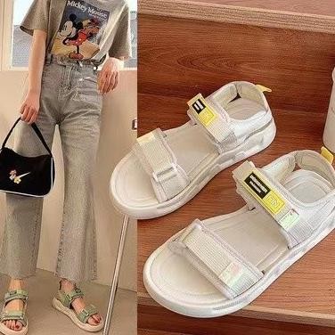 Sandal Gunung Wanita Tali Korean Style Premium Luxury Import Muse Moun Terlaris