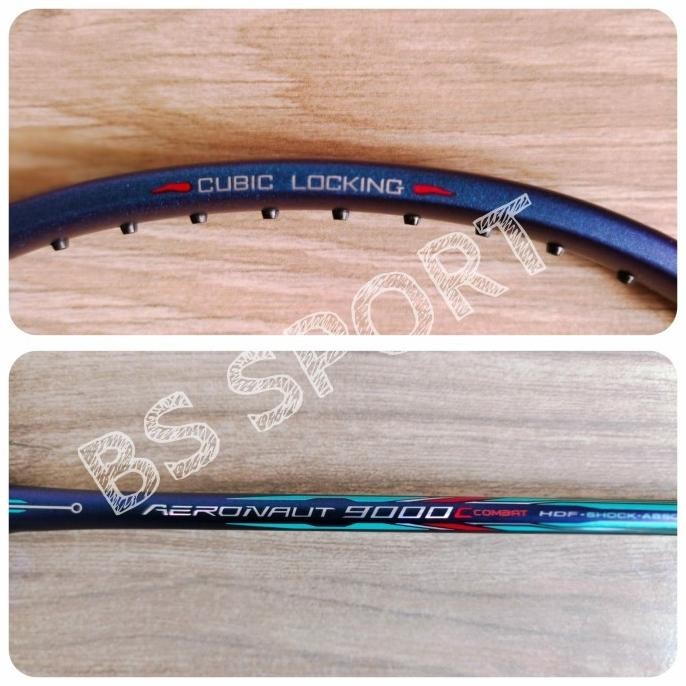 RAKET BADMINTON LINING AERONAUT 9000 C 9000C COMBAT ORIGINAL Terlaris