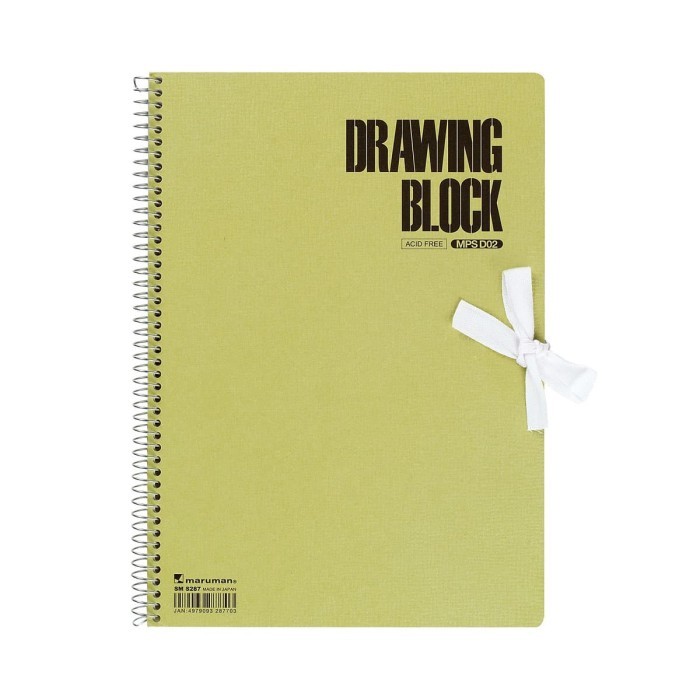 

MARUMAN Paper SM size Olive Series Drawing Block (S287)