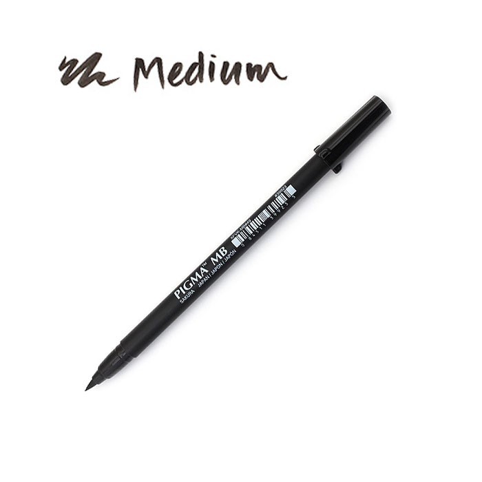 

SAKURA Pigma Professional Brush Pen - Medium - Black