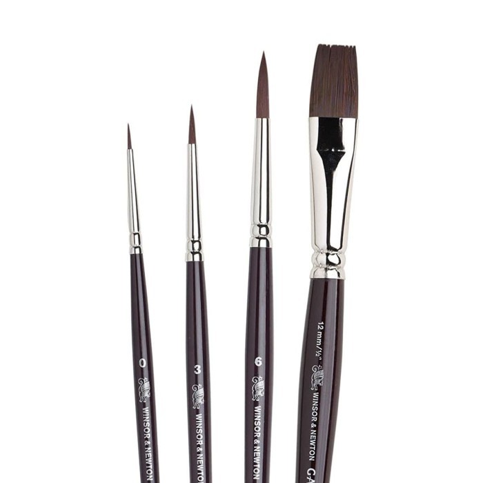 

GALERIA Acrylic Brush 4-pcs Set Short Handle