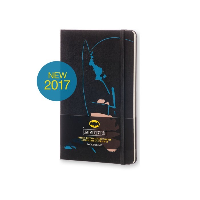 

MOLESKINE Batman Large Black 12 Months Weekly Planner