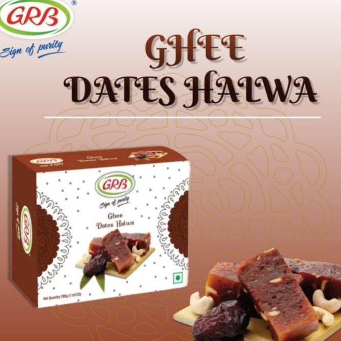 

@=@=@=@=] GHEE DATES HALWA GRB 200G / Manisan India / Indian Sweets
