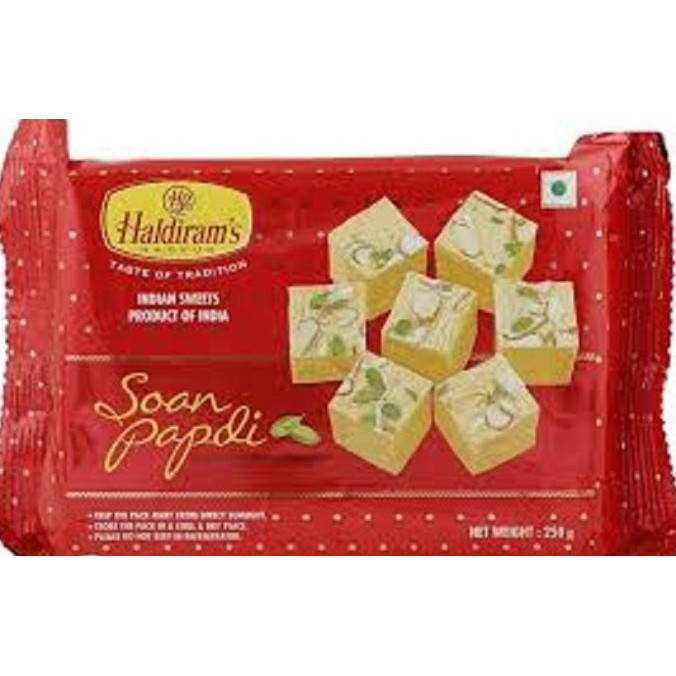 

] SOAN PAPDI ELAICHI FLAVOUR HALDIRAM'S 250G / Manisan India / Indian Sweets