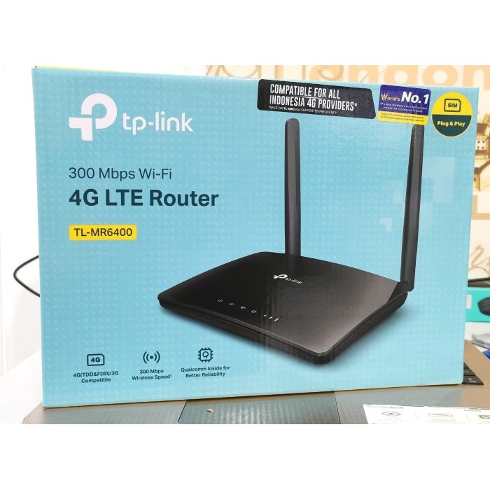 Tp-Link Tl-Mr6400 300Mbps Wireless N 4G Lte Router Tp Link Tl Mr6400
