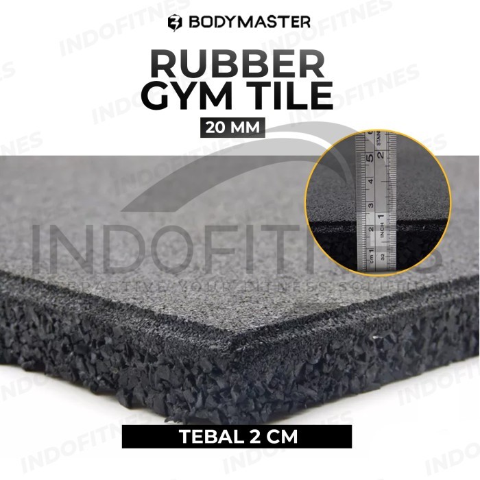 BODYMASTER Gym Floor Puzzle Matras Lantai Fitness Gym Mat Rubber Karet