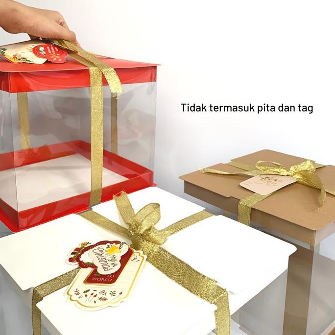 <<<<<] Box Kotak Mika Kue Cake Hantaran Wedding Lamaran Nikah Seserahan