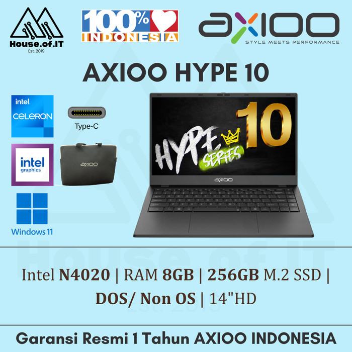 PROMO! Aixoo Hype 10 N4020 Mybook HYPE 10 Axioo N4020 Mybook N4020 Hype 10