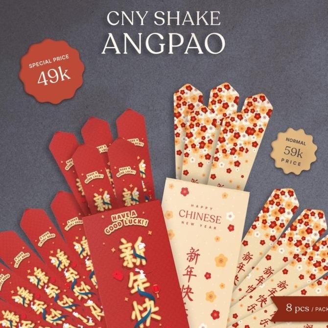

Sale Promo Imlek!!!!! [Ready Stock] Angpao Shake Chinese New Year 2023 |