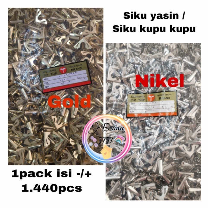 siku kupu kupu / siku yasin sudut / 10gross