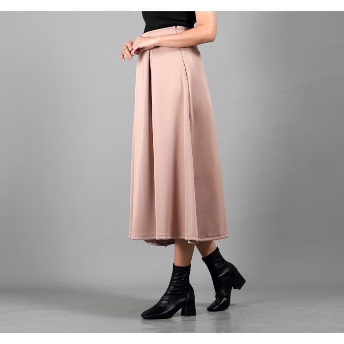 HARGA PROMO OKECHUKU REBECA BAWAHAN WANITA FLARE SKIRT ROK WANITA ROK MIDI - COKSU DSK510