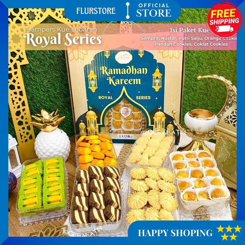 

Ovina / Endolita Paket Makmur Parcel Kue Kering Lebaran Idul Fitri 2025 D Promo 10.10