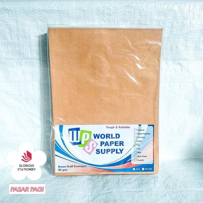 

Sale Amplop Coklat Polos Uk A4 (30 X 22 Cm) Merk Wps
