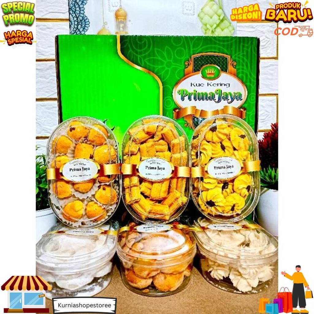 

Hampers Paket Kue Kering Lebaran Prima Jaya Besar Isi 6 Toples Premium | Parcel Kue Kering Lebaran | Paket Kue Kering Dan Snack Lebaran Idul Fitri Termurah D Terlaris