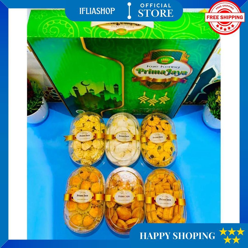 

Kue Kering Lebaran Prima Jaya Isi 6 Toples Besar | Hampers Kue Lebaran | Parcel Kue Kering Lebaran Idul Fitri Termurah D Best Seller