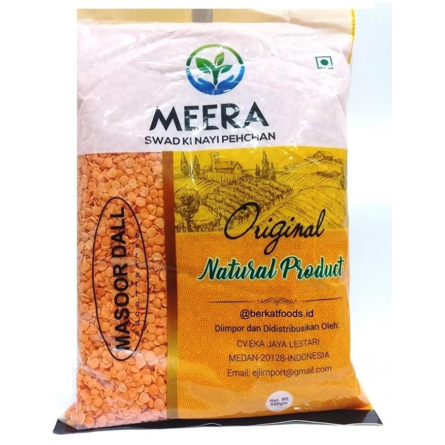 

~~~~~] MASOOR DALL SPLIT 500g MEERA / Red Whole Lentils / Lentil Merah