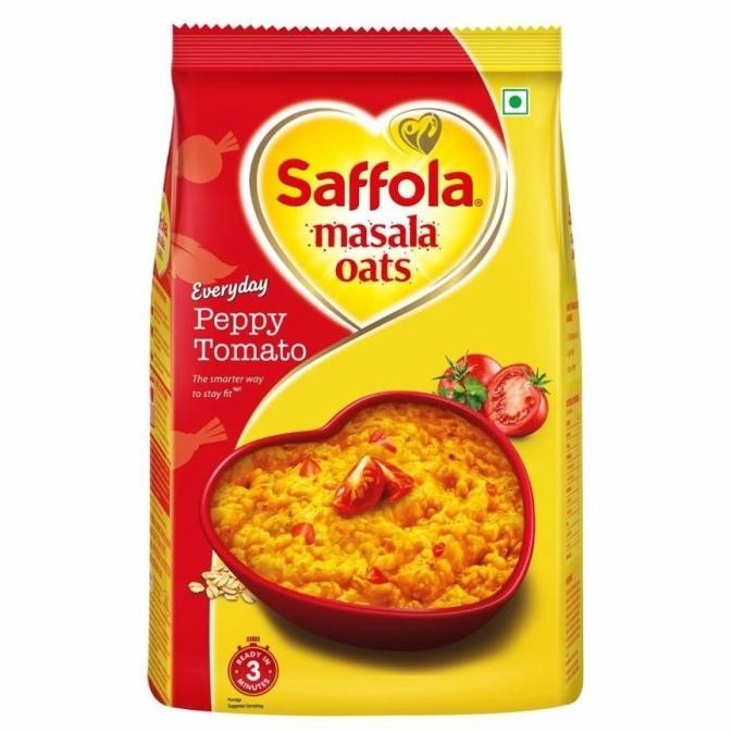 

:::::::] MASALA OATS PEPPY TOMATO SAFFOLA 500g / Sarapan Bergizi / vegetarian
