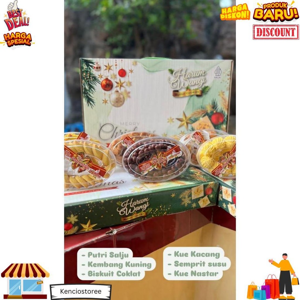 

Stok Terakhir...Parcel Natal Kue Kering Harum Wangi Hampers Natal Termurah D Promo Puncak