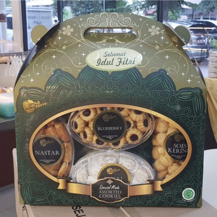 

New! Parcel Kue Lebaran / Idul Fitri Hampres Apple Donut Bakery Assorted Lebaran