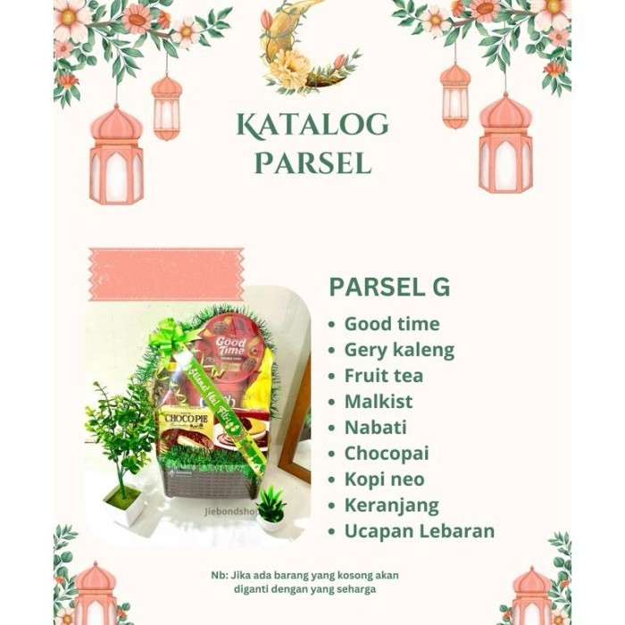 

New! TERLARIS READY TIDAK PO PARCEL LEBARAN PARSEL IDUL FITRI MEWAH KEREN CANTIK UNIK LENGKAP READY - G Lebaran