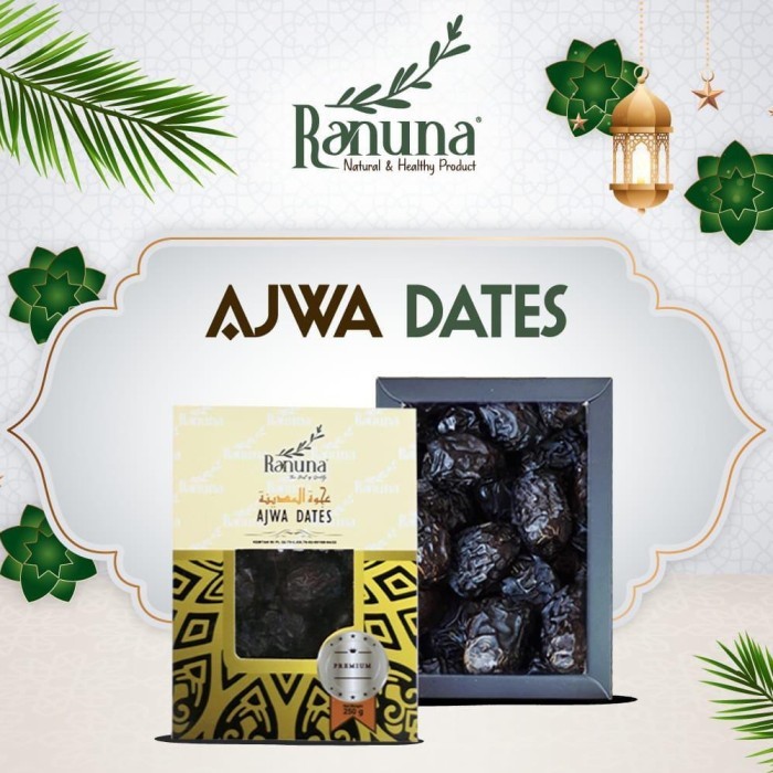 

Kurma Ajwa Ranuna Premium Organic Jumbo 1 Kg