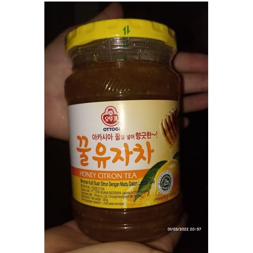 

Ottogi honey citron tea Madu Honey Citron Tea 500gr