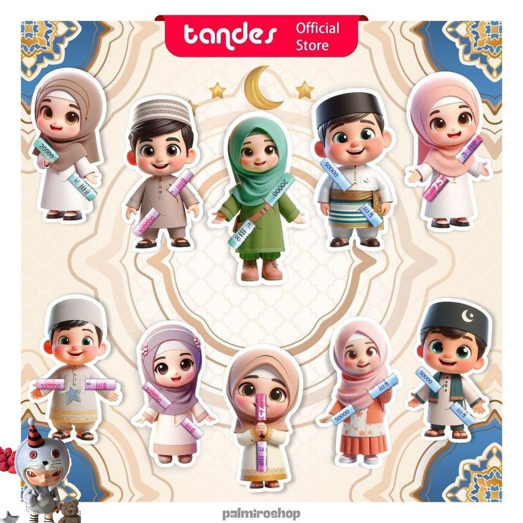 

Isi 30 Pcs Amplop Lebaran Karakter 3D Lucu Amplop Idul Fitri Amplop Peluk Uang Angpao Amplop Lebaran Promo
