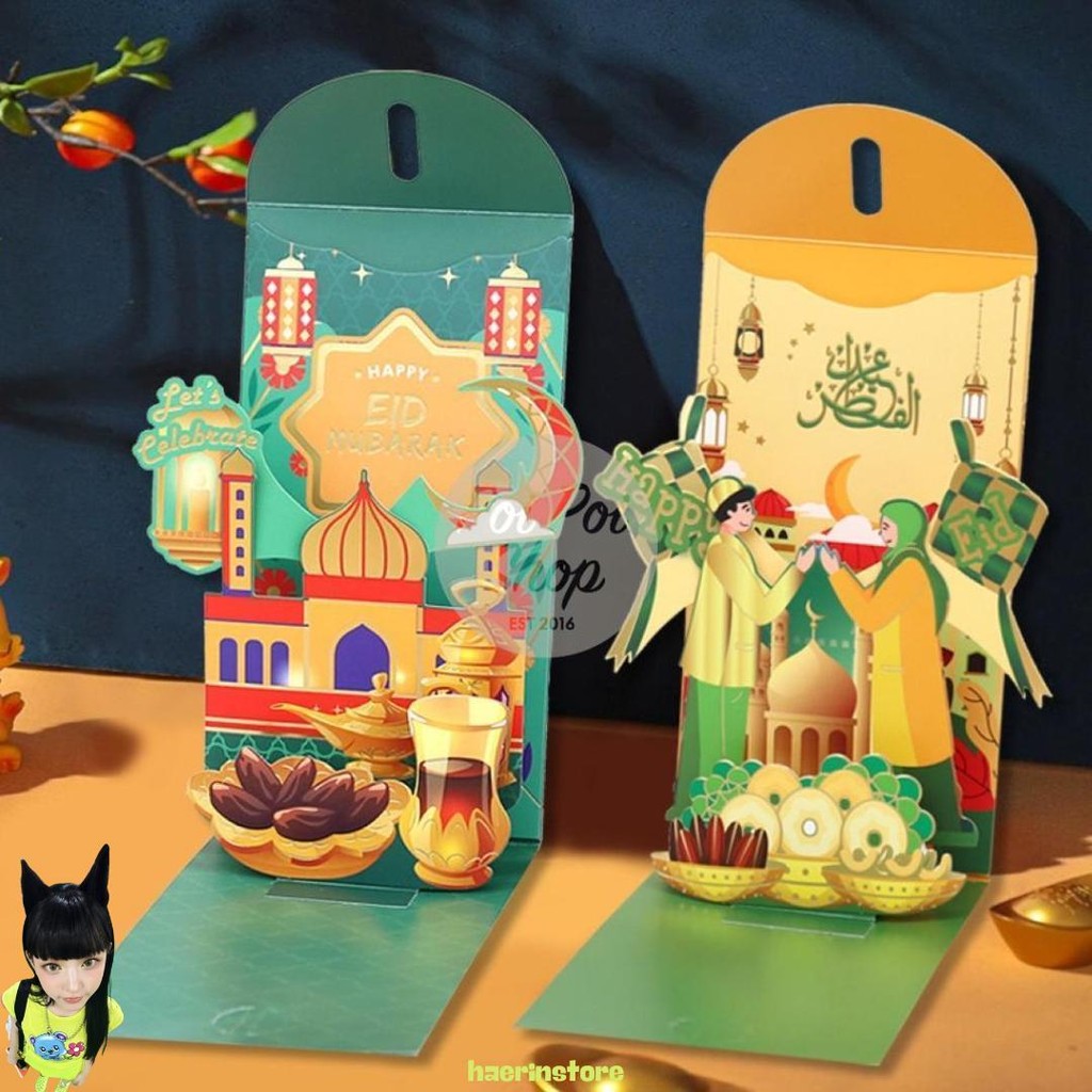 

Amplop Lebaran Idul Fitri 2025 Pop Up 3D 3 Dimensi Angpao Unik Premium Panjang Kado Unik Kado Angpao 3D Angpau Kartun Grosir Murah Tebal Motif Karakter Berkualitas Bahan Terbaik Murah Grosir Sale