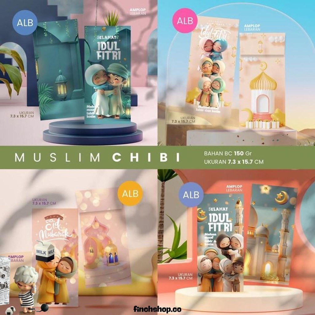 

Amplop Lebaran Premium (Isi 100Pcs) | Bahan 150 Gsm | Isi 4 Desain (Sesuai Tema) Sale