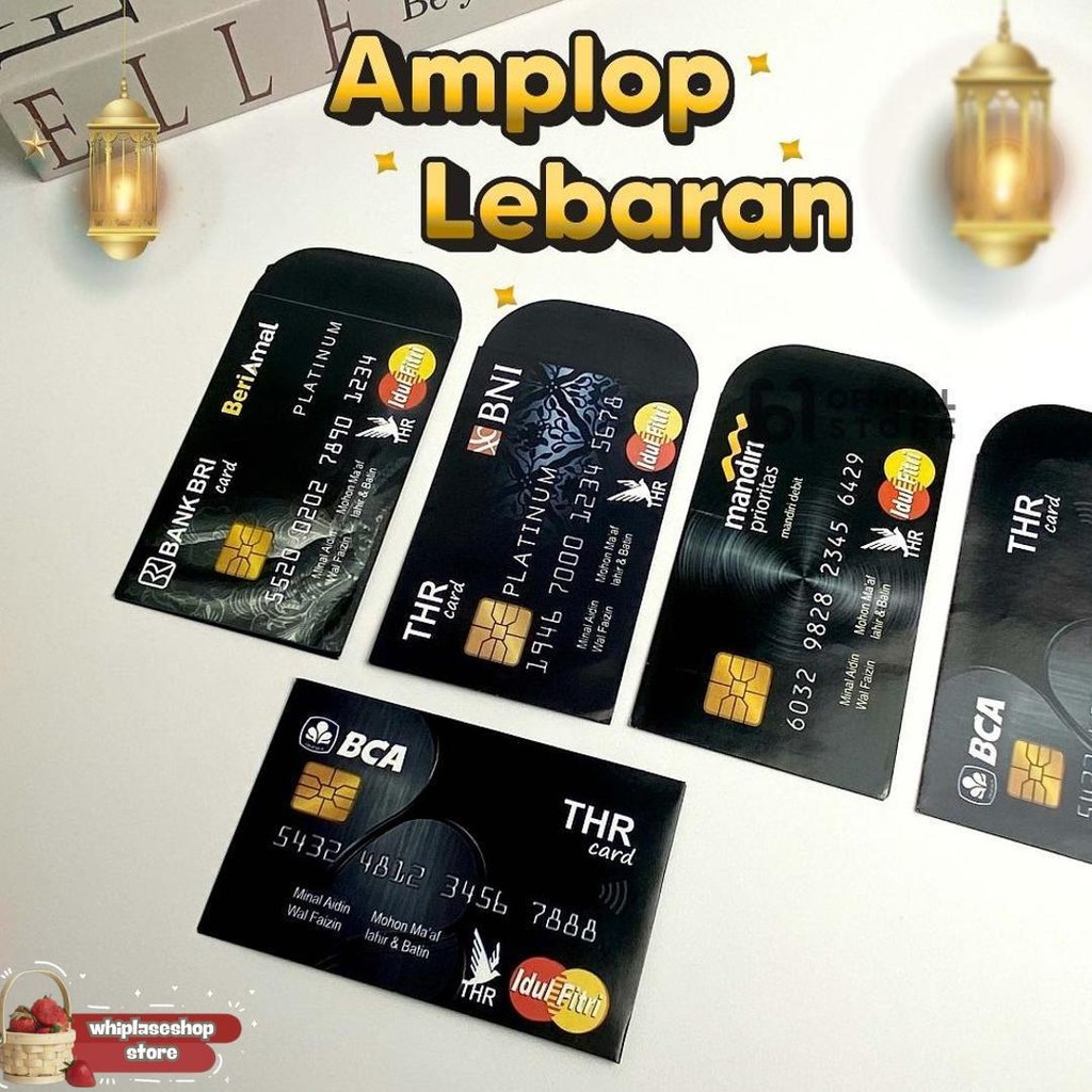 

Amplop Thr Lebaran Isi 100 Lembar Amplop Thr Idul Fitri Angpou Motif Atm Diskon
