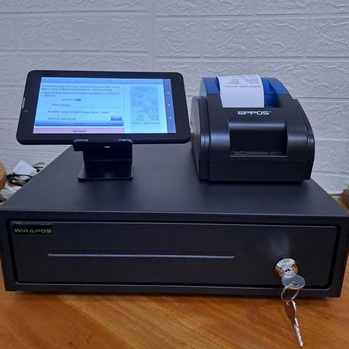 

BEBAS ONGKIR - Paket Mesin Kasir Android Lengkap Dengan Tablet