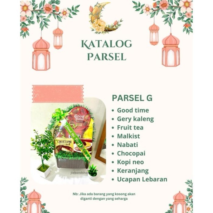 

New! ready tidak po parcel lebaran parsel idul fitri mewah keren cantik unik lengkap - G Lebaran
