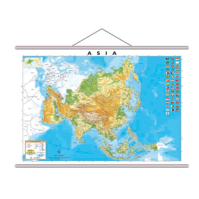 

Peta Asia ukuran 72 x 102