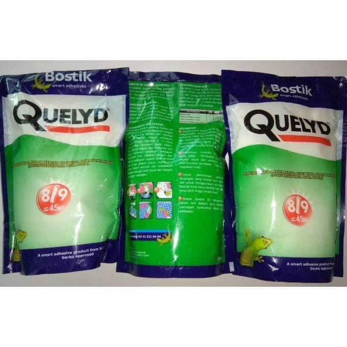 

BOSTIK QUELYD 250GRM LEM WALLPAPER / LEM KERTAS / LEM POSTER