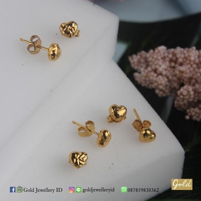 Giwang emas kuning kadar 700 70% - IX701022100