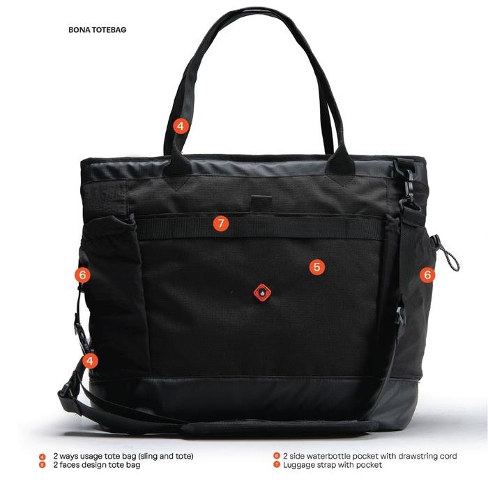 Humblezing Totebag Bona Black