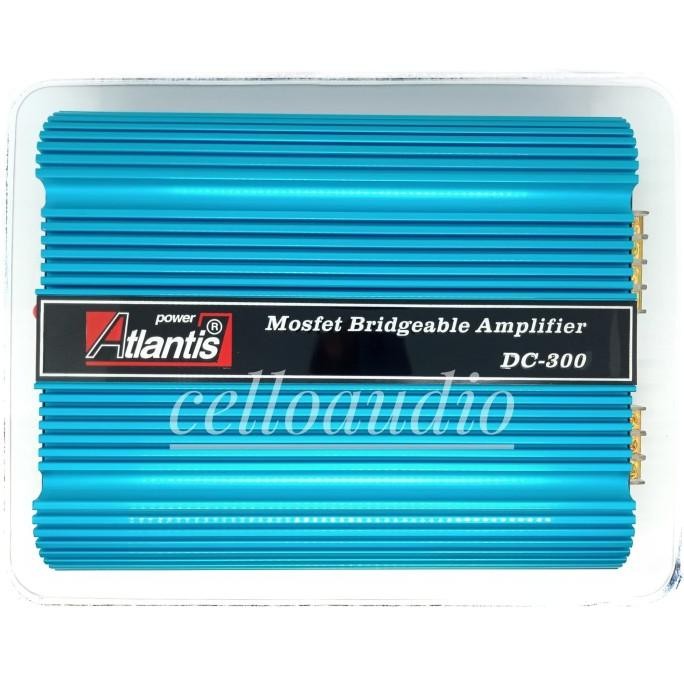 Power Amplifier Atlantis DC300 2 Channel DC 300 Audio Mobil Terlaris